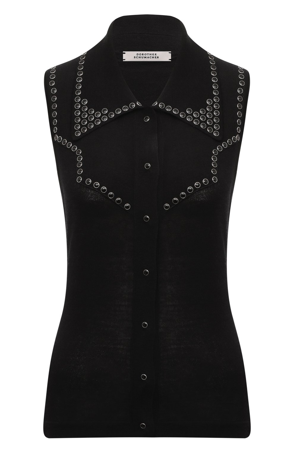 Топ из шерсти и хлопка DOROTHEE SCHUMACHER, арт. 610107, фото 1