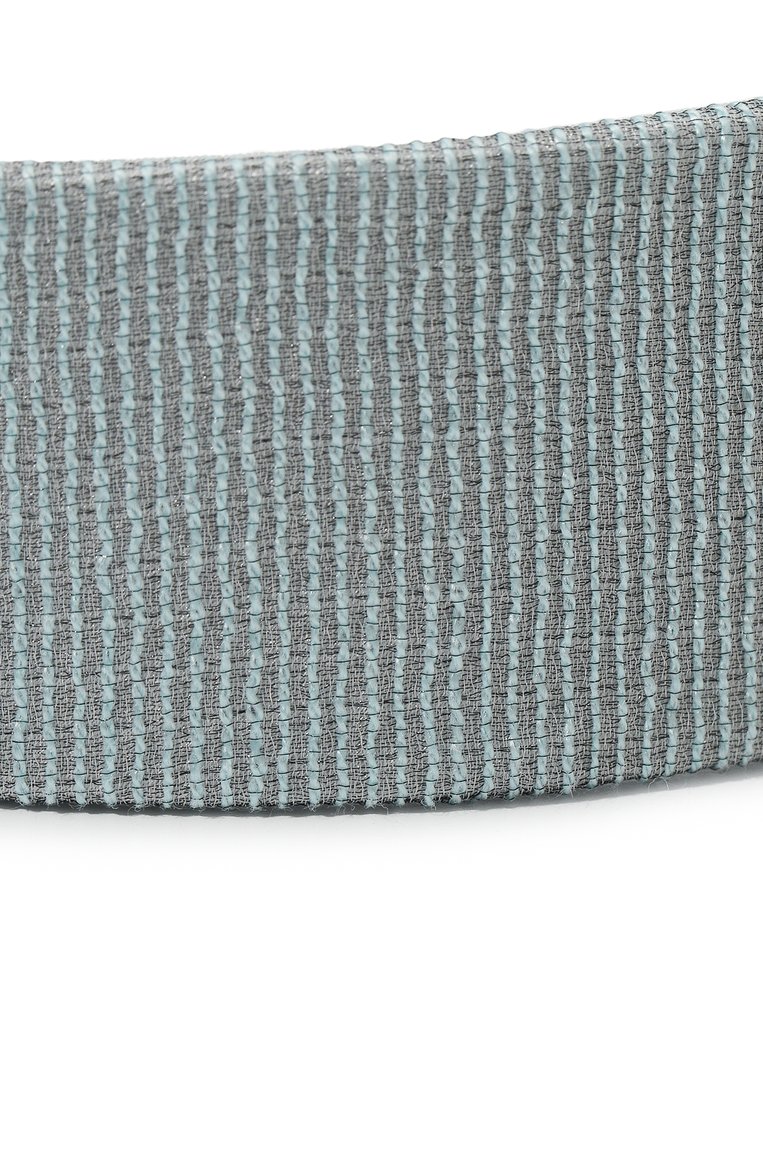 Женский ободок для волос GIORGIO ARMANI голубого цвета, арт. 61N942/4R080 | Фото 4 (Нос: Не проставлено; Материал: Текстиль)