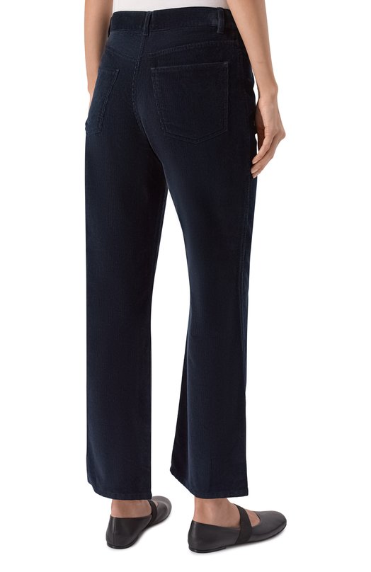 Вельветовые брюки TOTEME 261-WRB0341-FB0554 Синий  261-WRB0341-FB0554 Фото 4