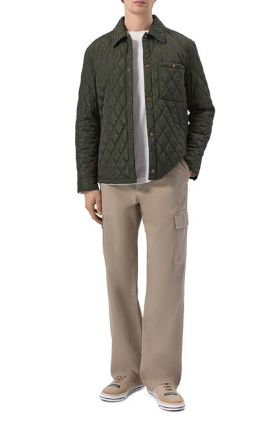 Комбинированные кеды dg sailing DOLCE & GABBANA бежевого цвета по цене 65350 руб., арт. CS2399/A0353, фото 2 Комбинированные кеды dg sailing DOLCE & GABBANA, арт. CS2399/A0353, фото 2