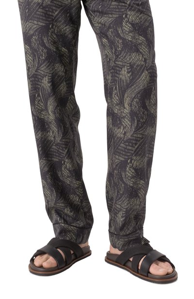 Комбинированные шлепанцы CANALI, арт. 481201/RA01118, фото 3