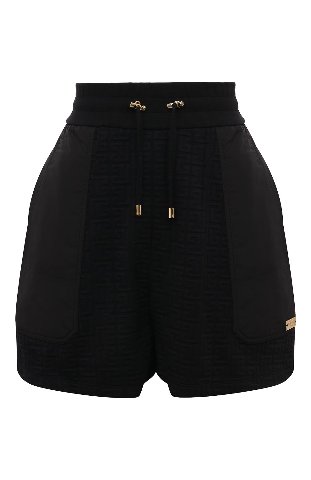 Шорты BALMAIN черного цвета по цене 99700 руб., арт. AF00A045MC66, фото 1 Шорты BALMAIN, арт. AF00A045MC66, фото 1