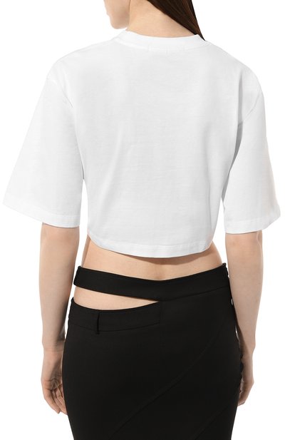 Хлопковая футболка MSGM, арт. 3642MDM73/247002, фото 4