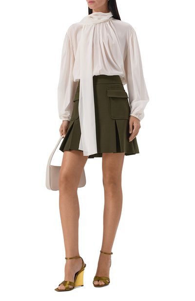 Текстильные босоножки lucienne 110 SAINT LAURENT, арт. 830287/9QNA0, фото 3