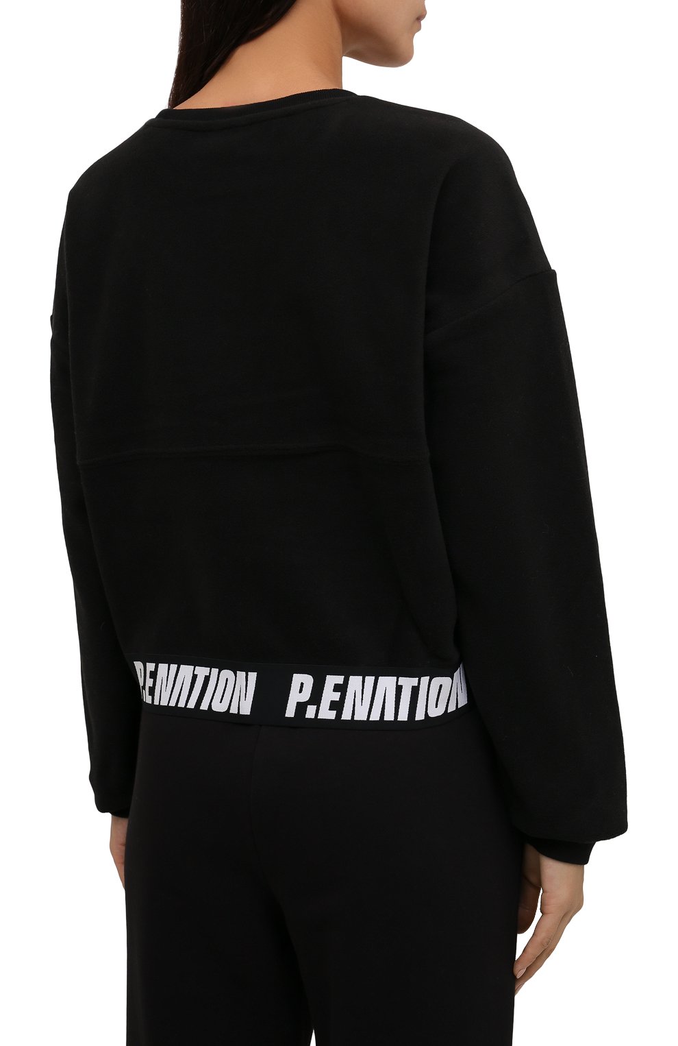 Свитшот P.E. NATION черного цвета по цене 14600 руб., арт. 21PE1F027, фото 4 Свитшот P.E. NATION, арт. 21PE1F027, фото 4