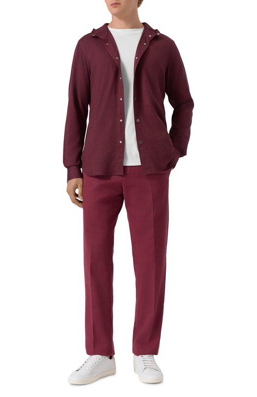 Брюки Kiton UPLACRK0106H16 Бордовый  UPLACRK0106H16 Фото 2