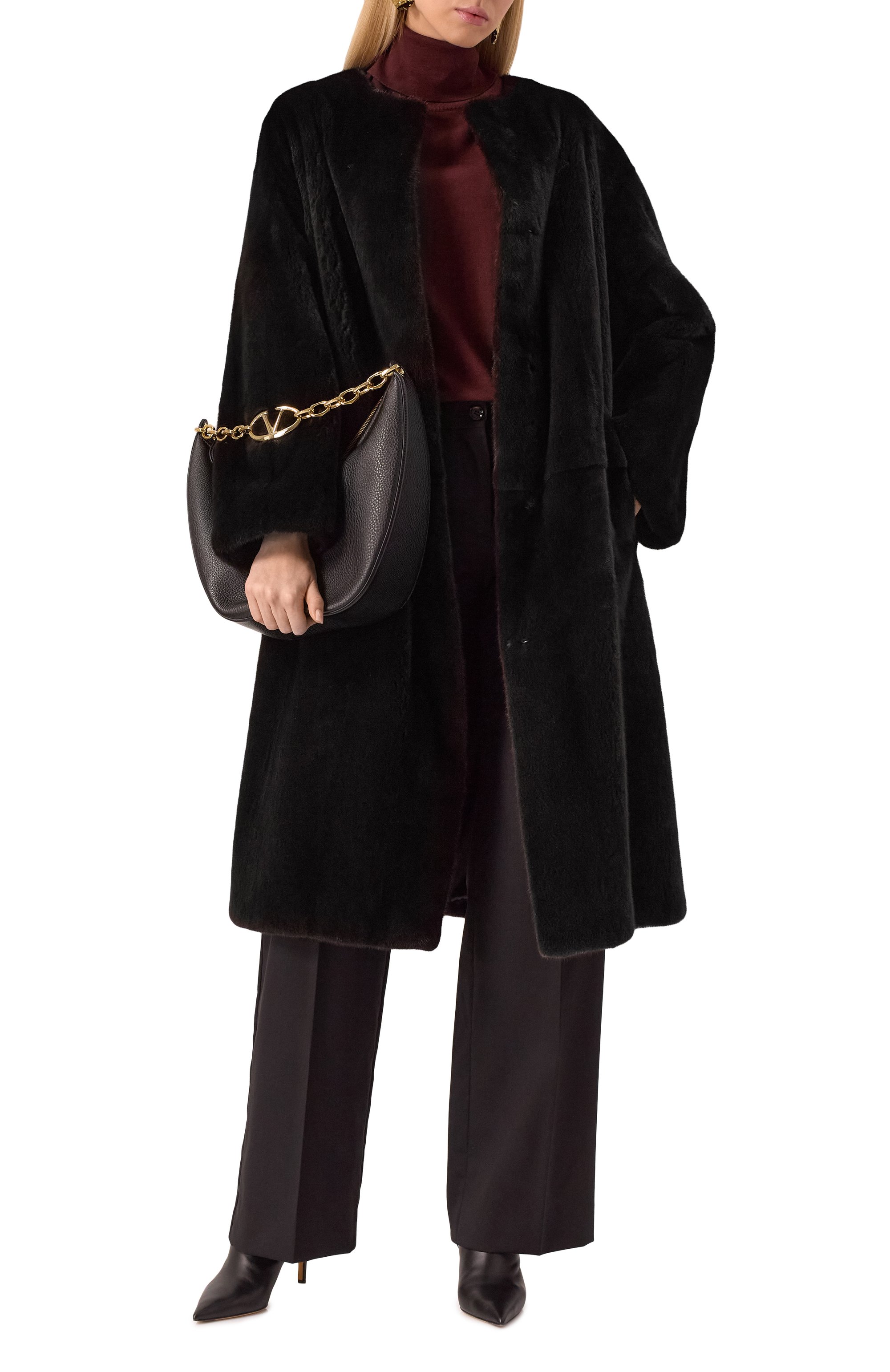 Шуба из меха американской норки BONANNA, арт. МШН001Ч, фото 2