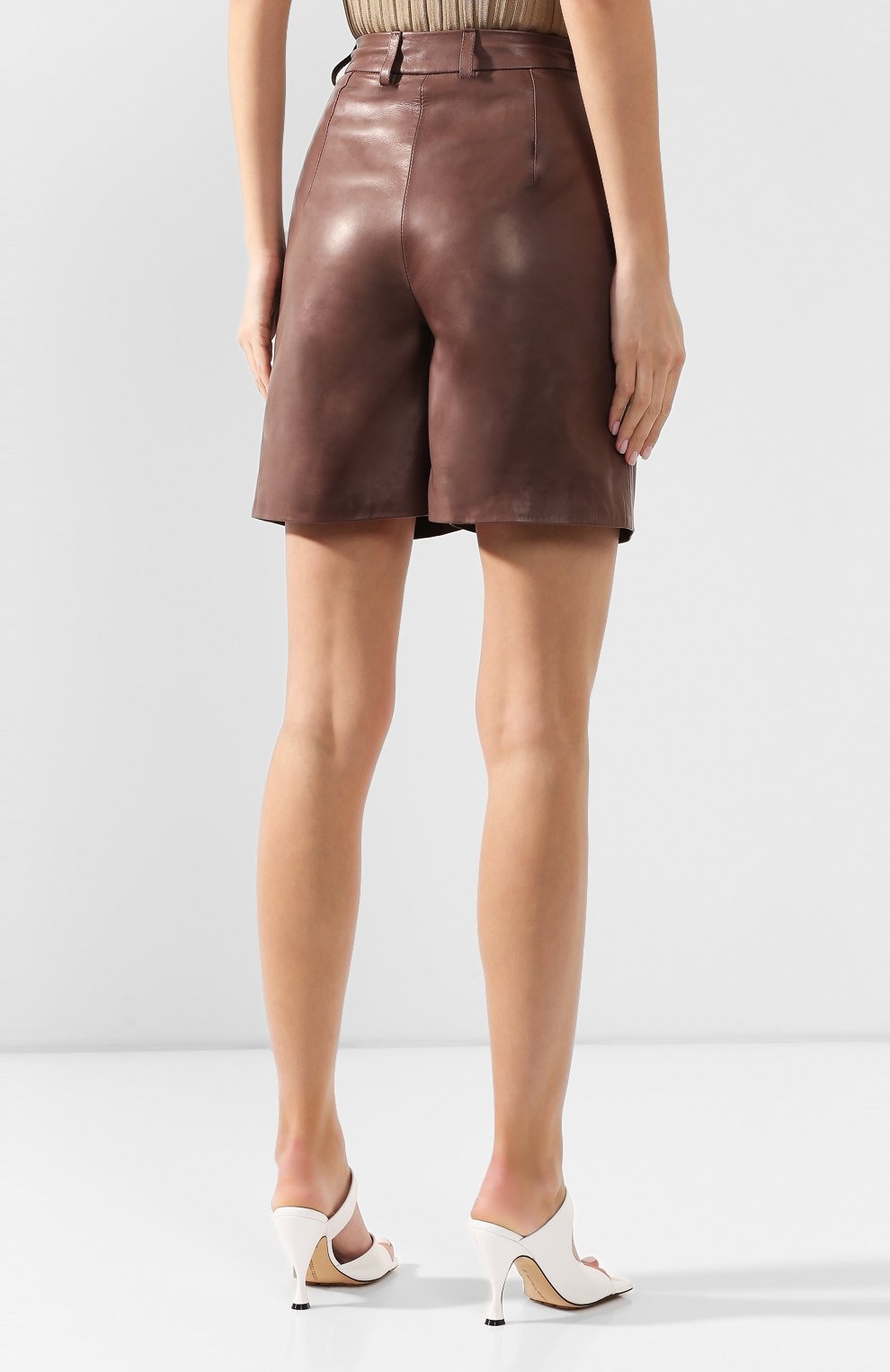 Кожаные шорты MASLOV, арт. SH001, фото 4