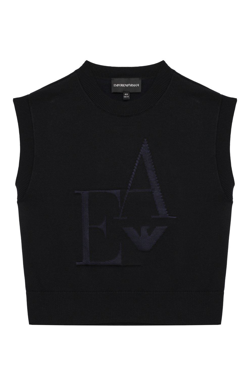 Жилет из хлопка и вискозы EMPORIO ARMANI, арт. 3D4M51/4MHUZ, фото 1