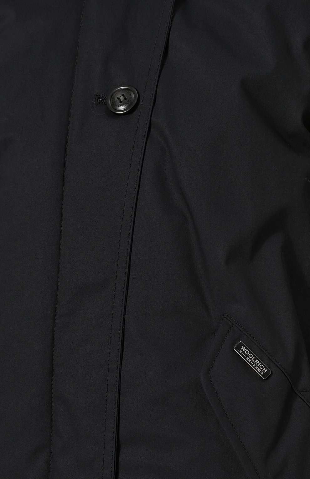 Хлопковая парка с капюшоном из меха кролика WOOLRICH, арт. WWCPS2629/LM10, фото 5