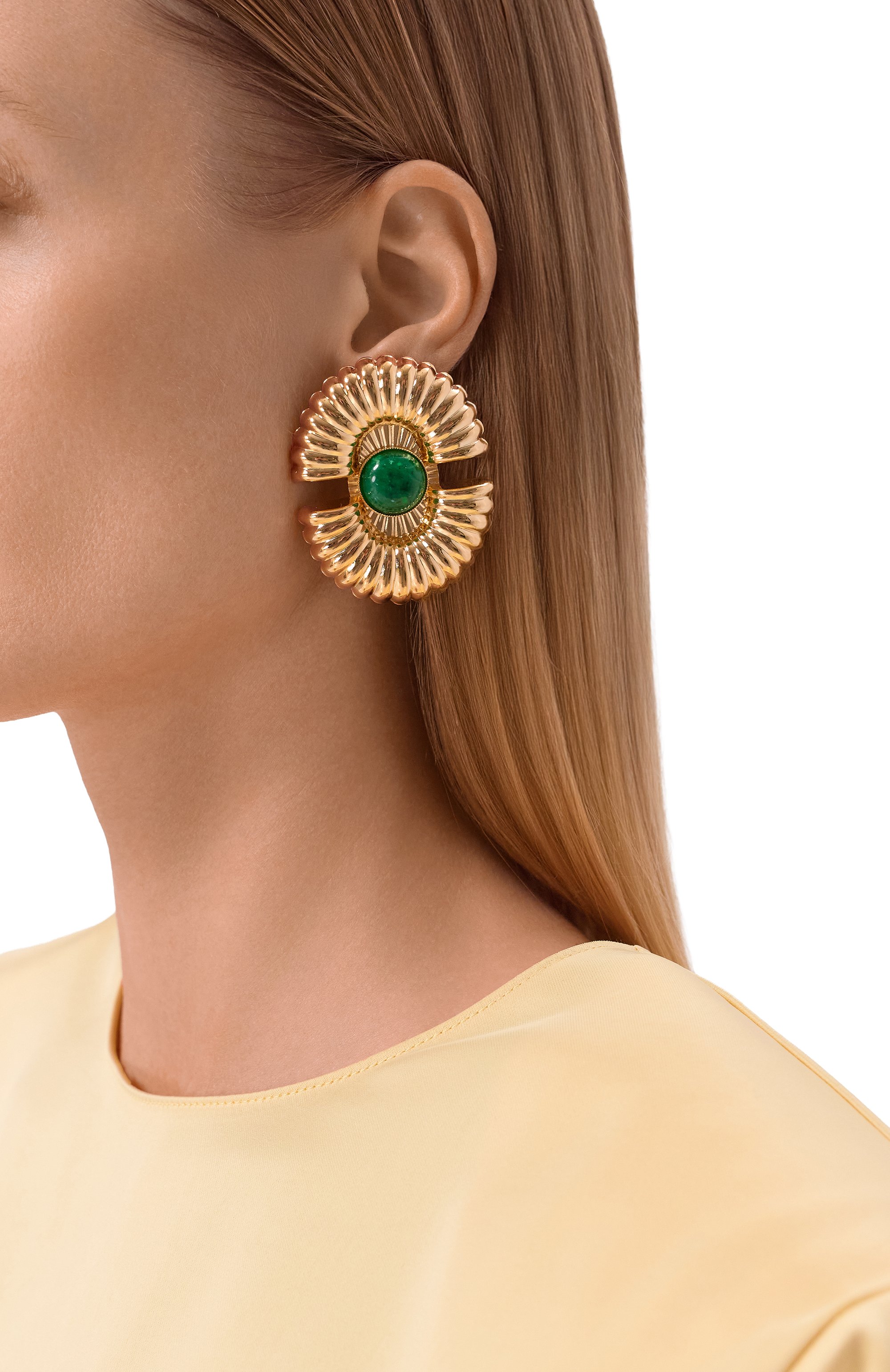 Серьги ANTON HEUNIS золотого цвета по цене 24400 руб., арт. ETK3.68, фото 2 Серьги ANTON HEUNIS, арт. ETK3.68, фото 2