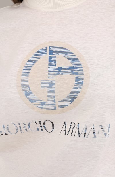 Хлопковая футболка GIORGIO ARMANI, арт. 6HAM85/AJWCZ, фото 5