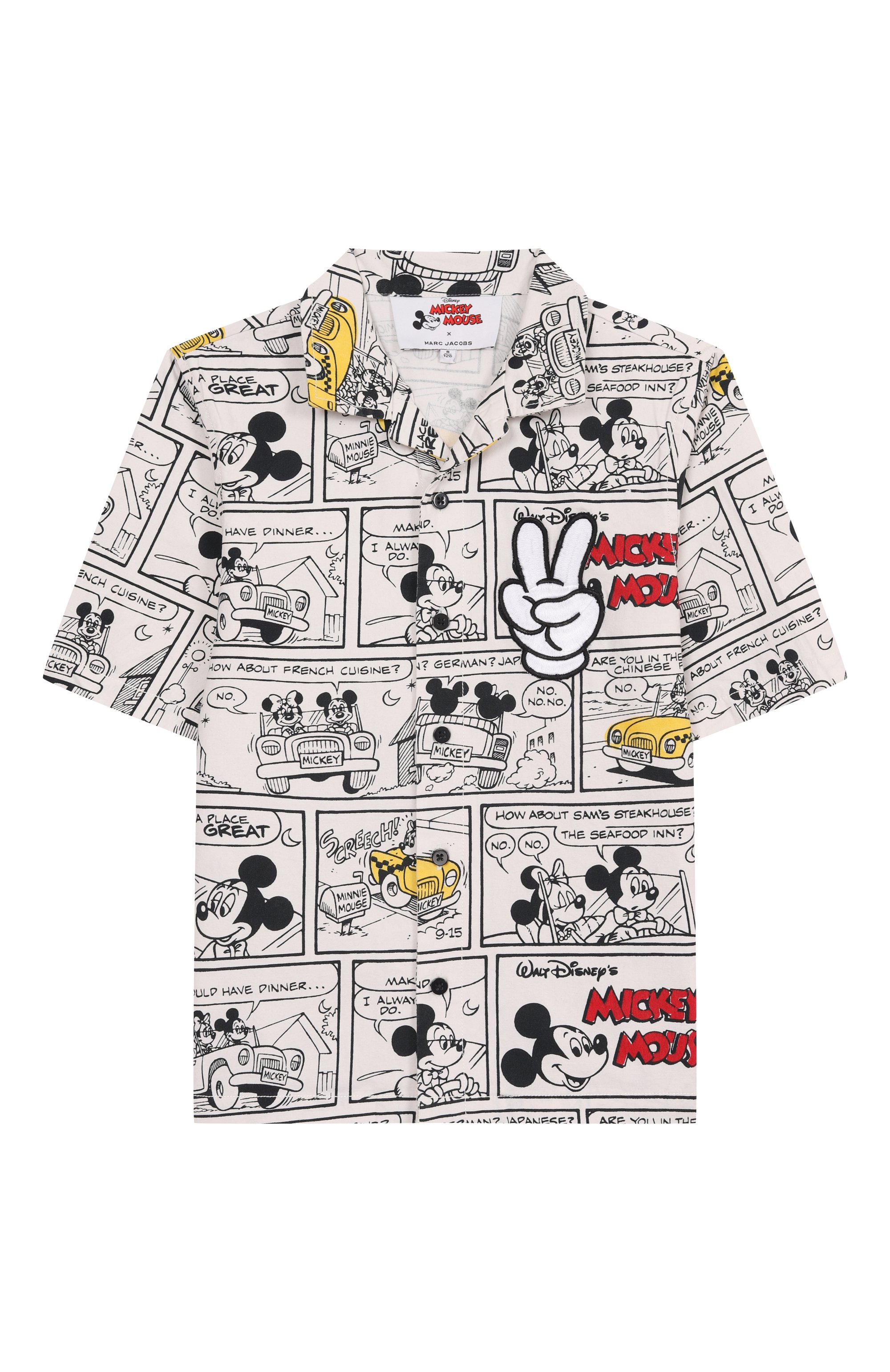 Хлопковая рубашка MARC JACOBS (THE) разноцветного цвета по цене 15800 руб., арт. W60547, фото 1 Хлопковая рубашка MARC JACOBS (THE), арт. W60547, фото 1