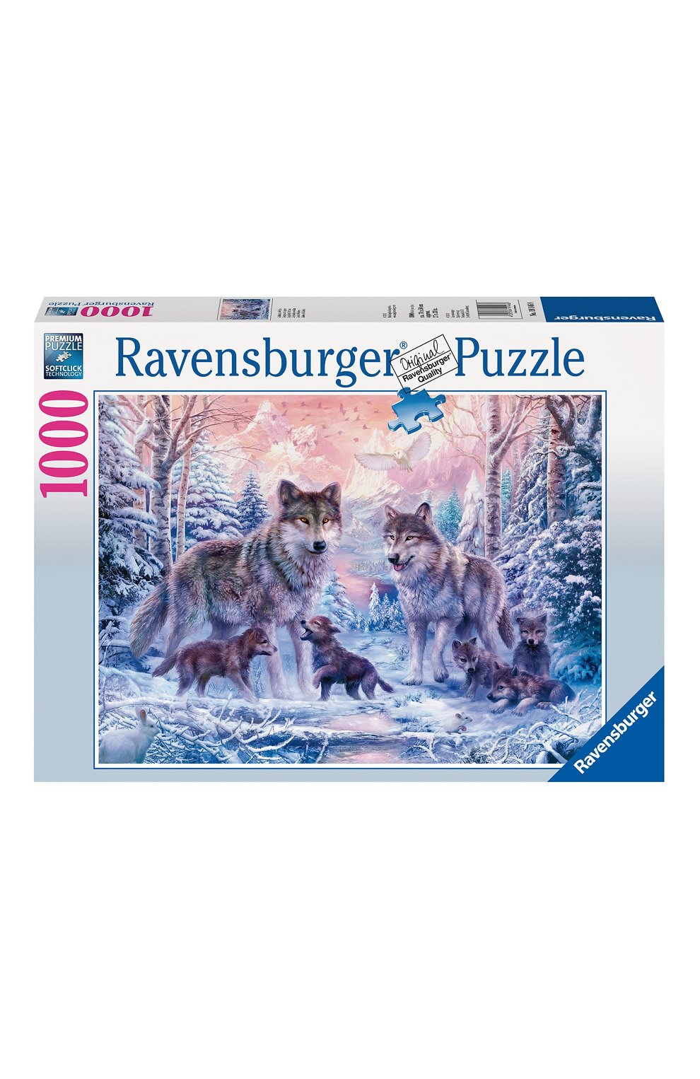 Пазл северные волки 1000 деталей RAVENSBURGER, арт. 19146, фото 2