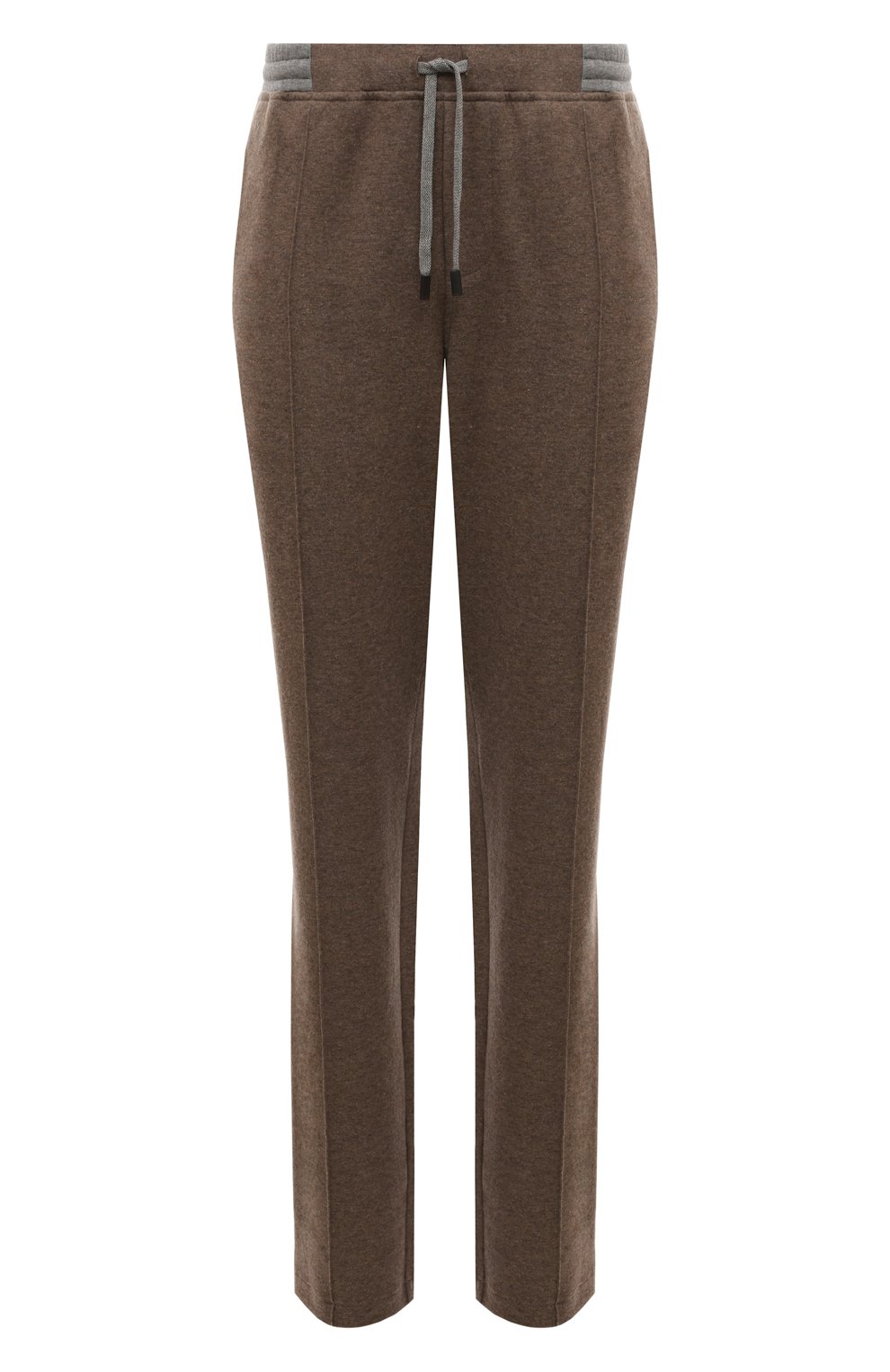 Брюки из хлопка и кашемира CAPOBIANCO коричневого цвета по цене 58800 руб., арт. 17M706.LB00./58, фото 1 Брюки из хлопка и кашемира CAPOBIANCO, арт. 17M706.LB00./58, фото 1