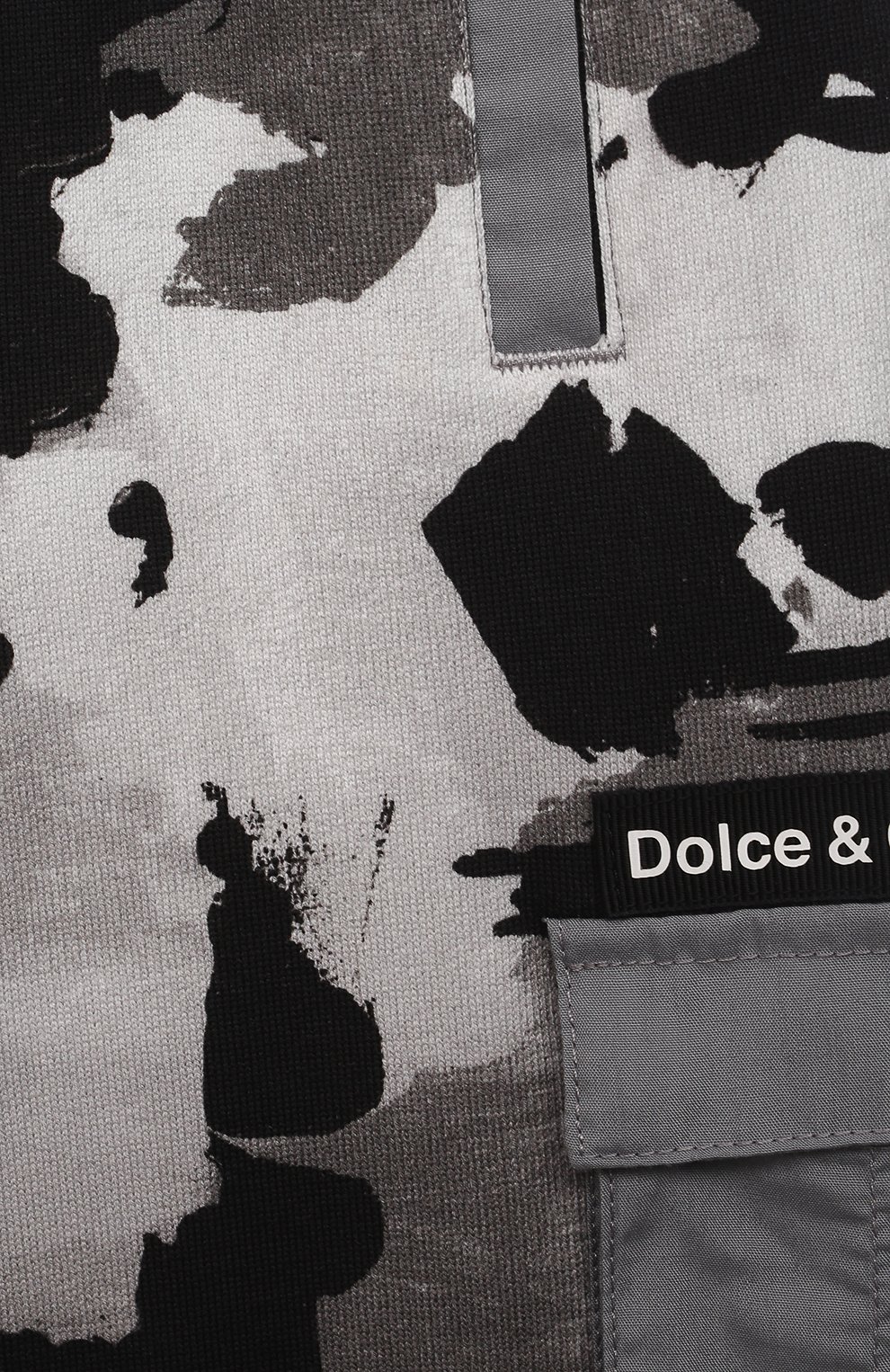 Хлопковые джоггеры DOLCE & GABBANA серого цвета по цене 28500 руб., арт. L1JPCI/HS7E1, фото 3 Хлопковые джоггеры DOLCE & GABBANA, арт. L1JPCI/HS7E1, фото 3