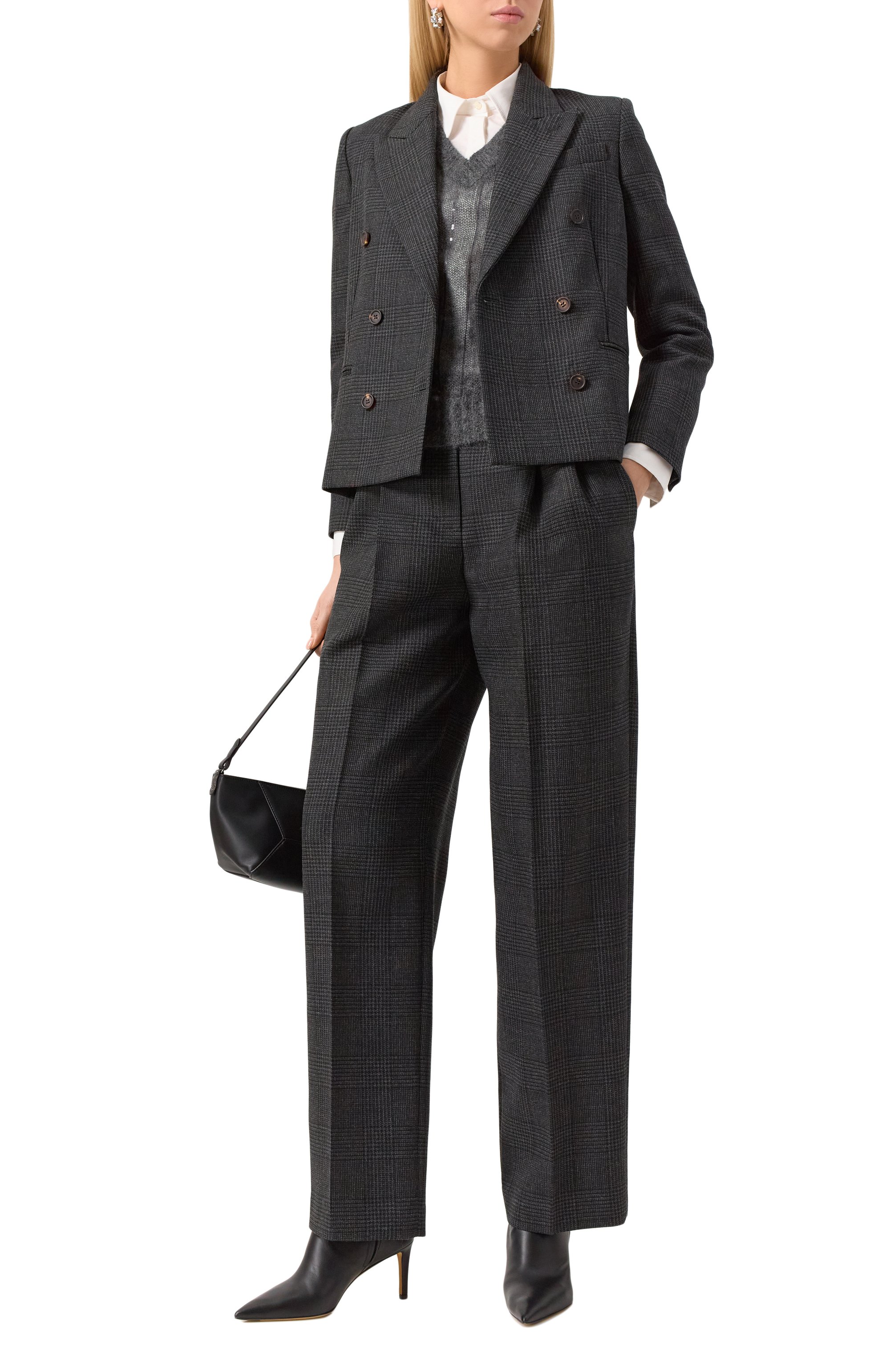 Шерстяные брюки BRUNELLO CUCINELLI, арт. MB133P8725, фото 2