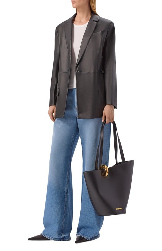 Сумка-тоут Le Bambola Jacquemus 25EBAW00412/AC01C01 Чёрный  25EBAW00412/AC01C01 Фото 3