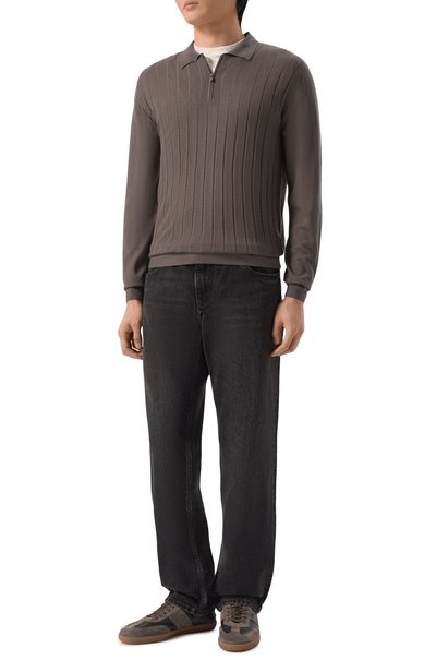 Поло из шерсти и шелка CORNELIANI, арт. 28M563/2A25101, фото 2