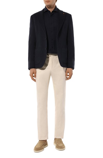 Рубашка из хлопка и лиоцелла BRUNELLO CUCINELLI, арт. MY6370627, фото 2