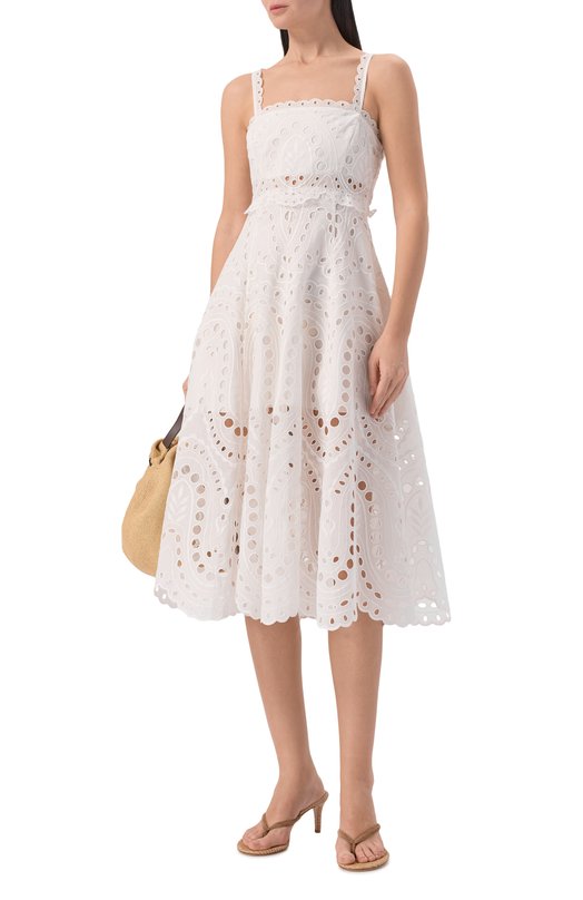 Хлопковое платье Charo Ruiz Ibiza 263611 Белый  263611 Фото 2