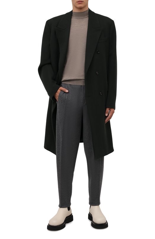 Водолазка из кашемира и шелка Zegna UYJ00/122 Бежевый  UYJ00/122 Фото 2