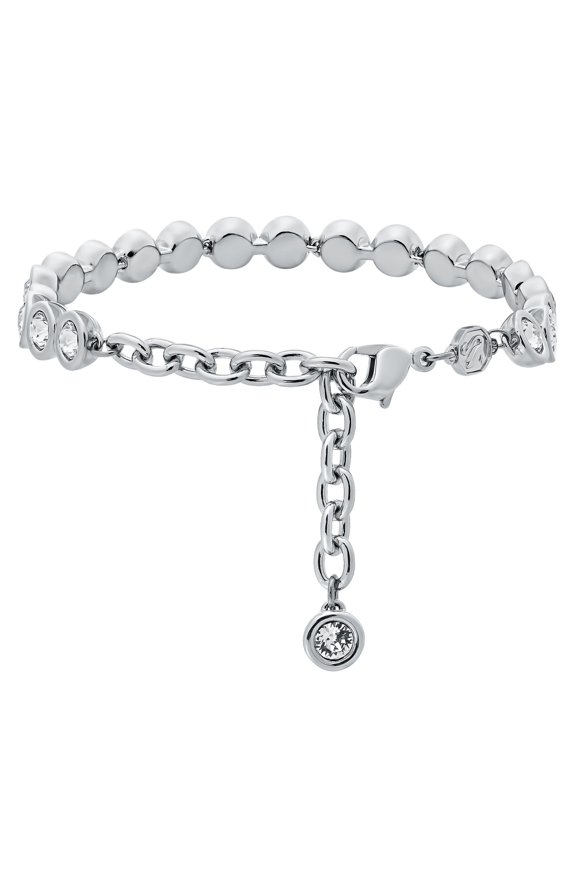 Браслет imber tennis SWAROVSKI серебряного цвета по цене 24500 руб., арт. 5682666, фото 3 Браслет imber tennis SWAROVSKI, арт. 5682666, фото 3