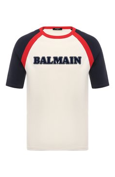 Хлопковая футболка BALMAIN, арт. BH0EF066/BC52, фото 1