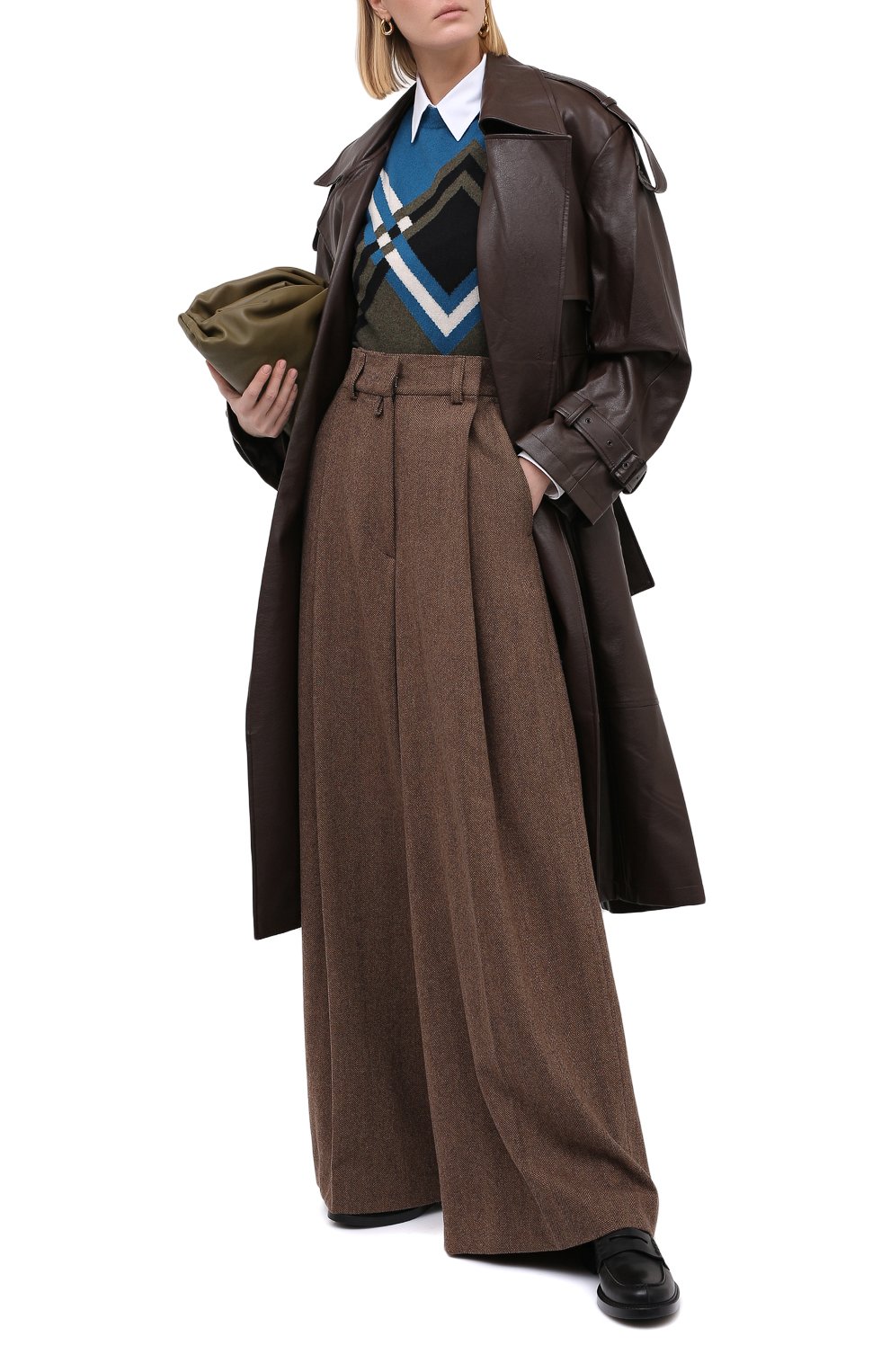 Шерстяные брюки DRIES VAN NOTEN, арт. 202-10940-1041, фото 2