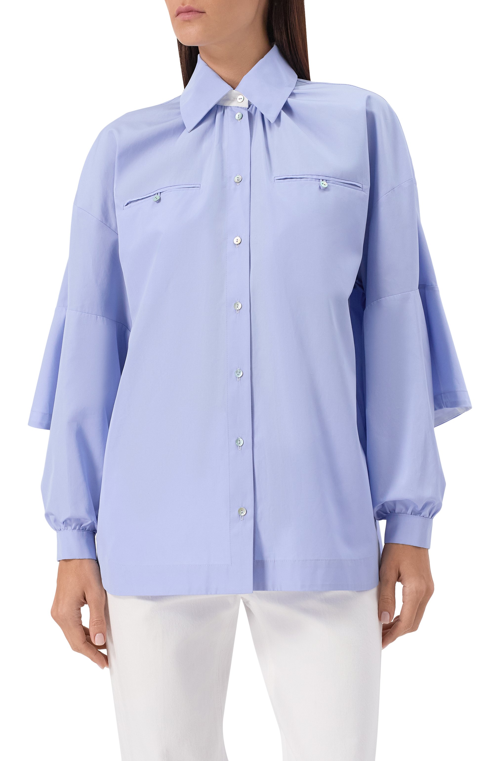 Хлопковая рубашка FREEAGE, арт. WS25.BL015.1080.401, фото 3