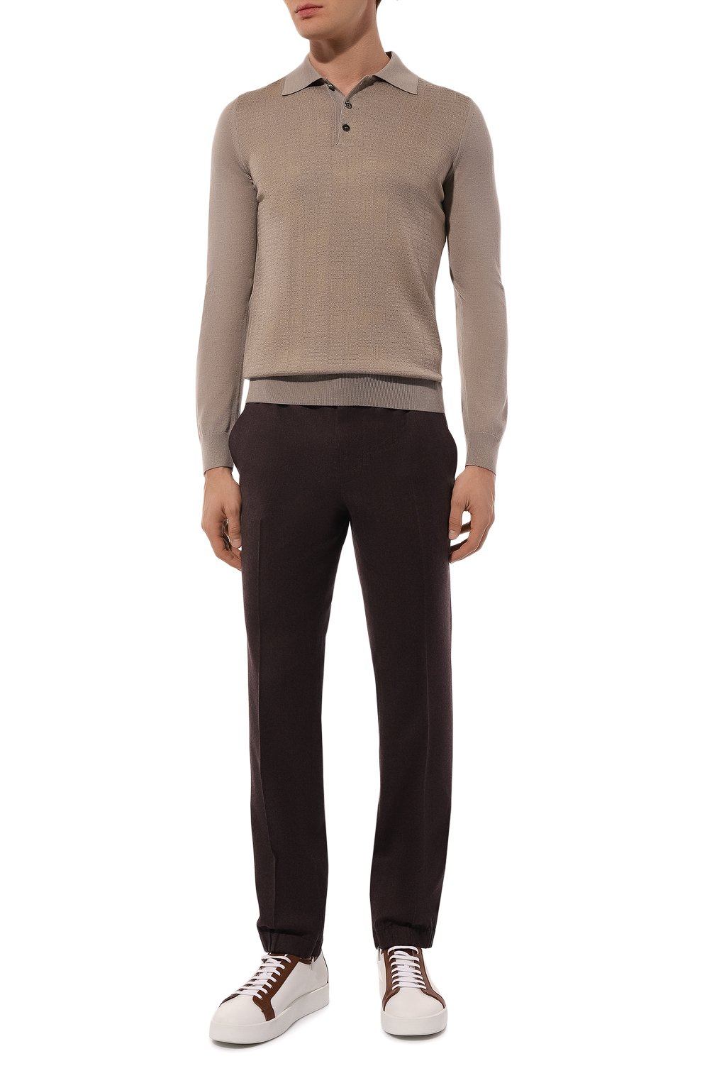 Поло из шерсти и шелка ZILLI, арт. KBP001M0230VSQA00, фото 2