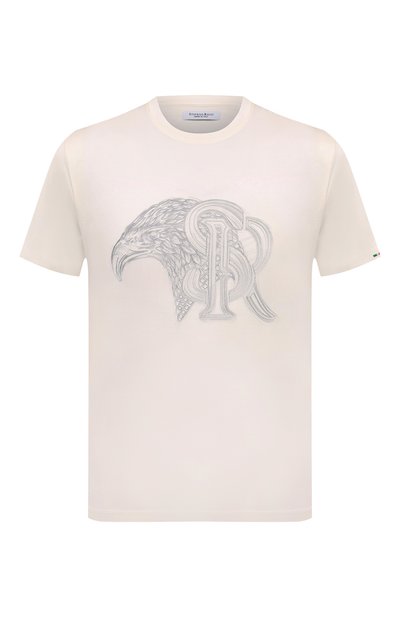 Мужская хлопковая футболка STEFANO RICCI, арт. MNH3302610/TE0001