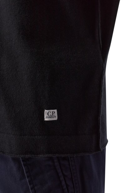 Хлопковый джемпер C.P. COMPANY черного цвета по цене 29650 руб., арт. 18CMKN075A004037A, фото 5 Хлопковый джемпер C.P. COMPANY, арт. 18CMKN075A004037A, фото 5