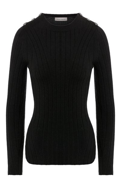 Женский шерстяной пуловер ALEXANDER MCQUEEN, арт. 595023/Q1AK4