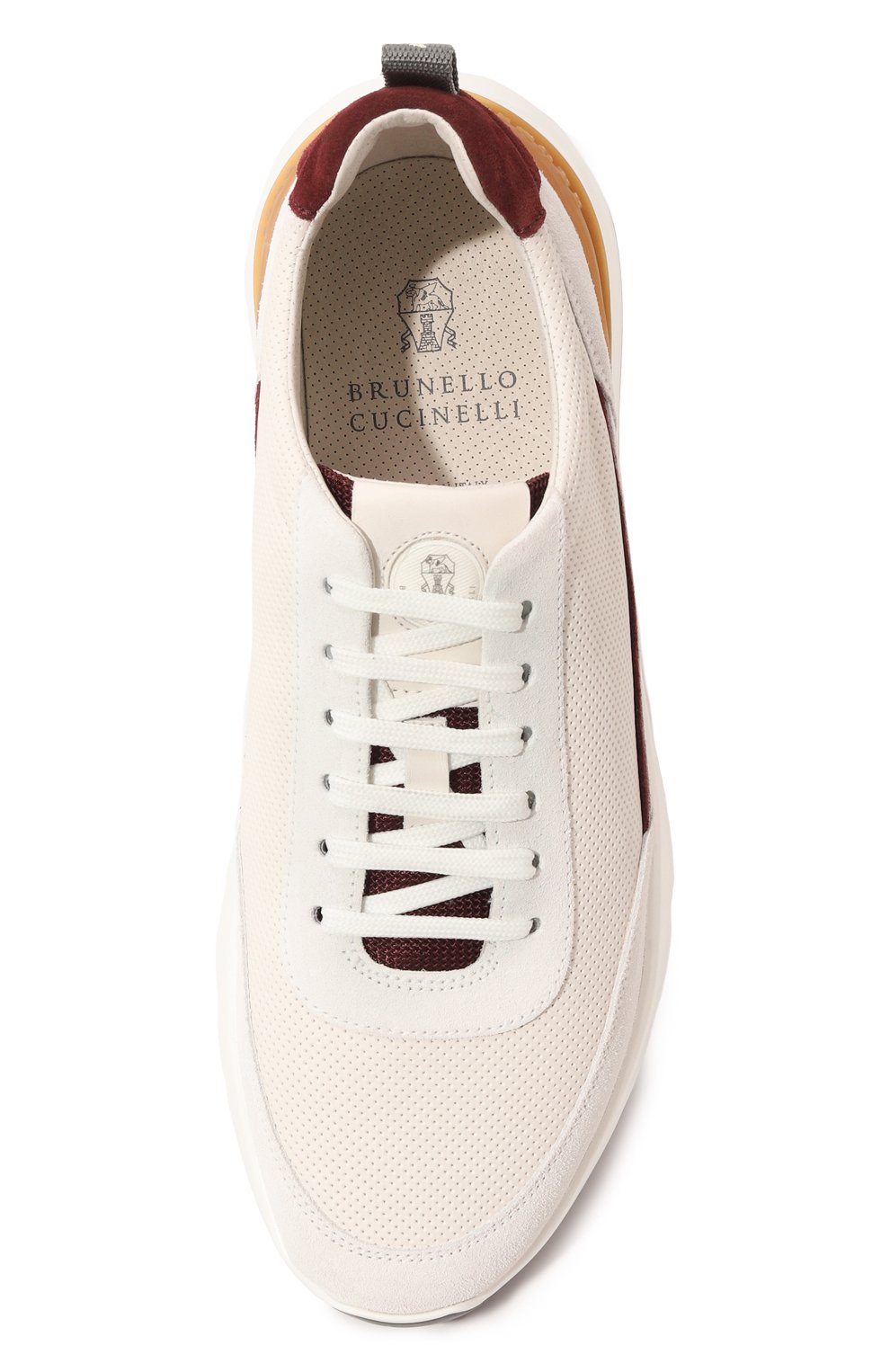 Кожаные кроссовки BRUNELLO CUCINELLI, арт. MZUFSB2184, фото 6