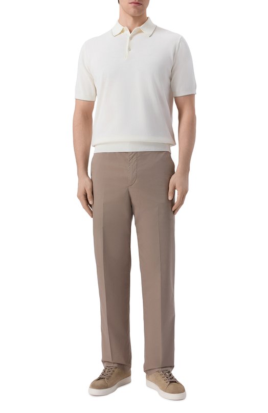 Замшевые кеды Stockholm Mille 885 ST0CC0LMA/VEL0UR Бежевый  ST0CC0LMA/VEL0UR Фото 2