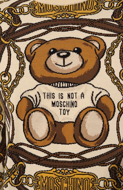 Хлопковый джемпер MOSCHINO, арт. A0920/5207, фото 5