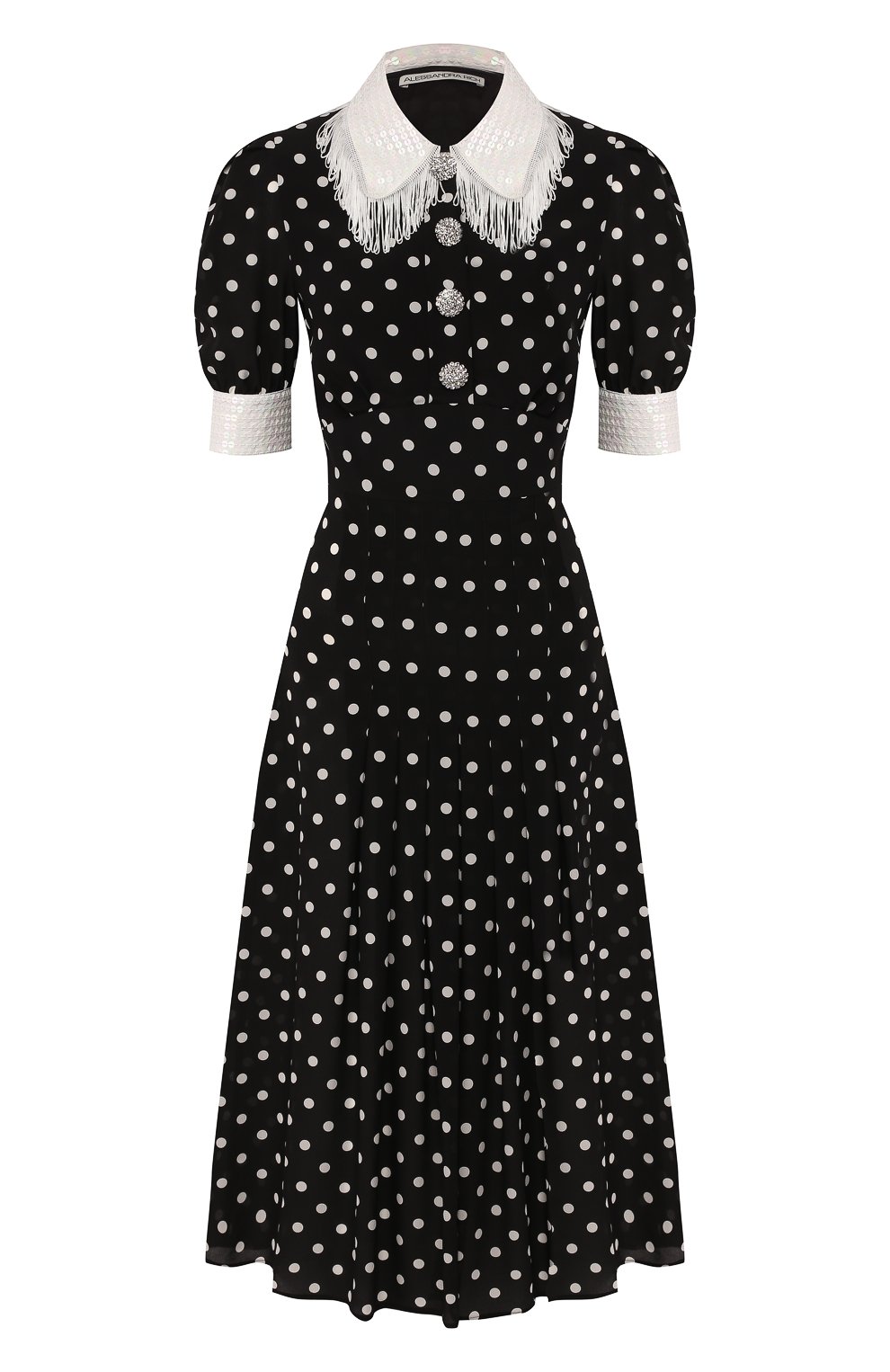 Шелковое платье ALESSANDRA RICH, арт. FAB2073-F2818, фото 1