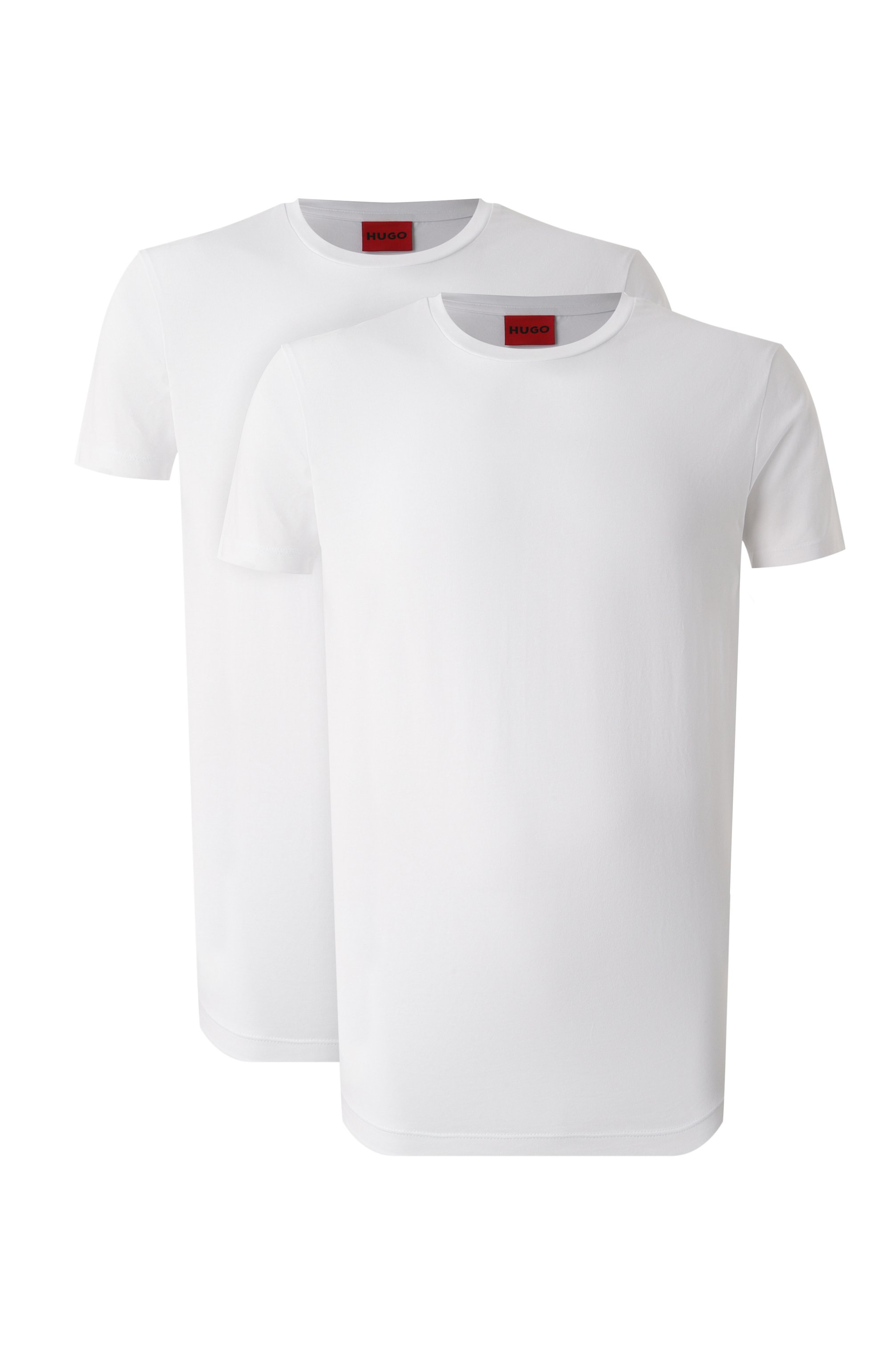Комплект из двух футболок HUGO белого цвета по цене 8295 руб., арт. 50325440, фото 1 Комплект из двух футболок HUGO, арт. 50325440, фото 1
