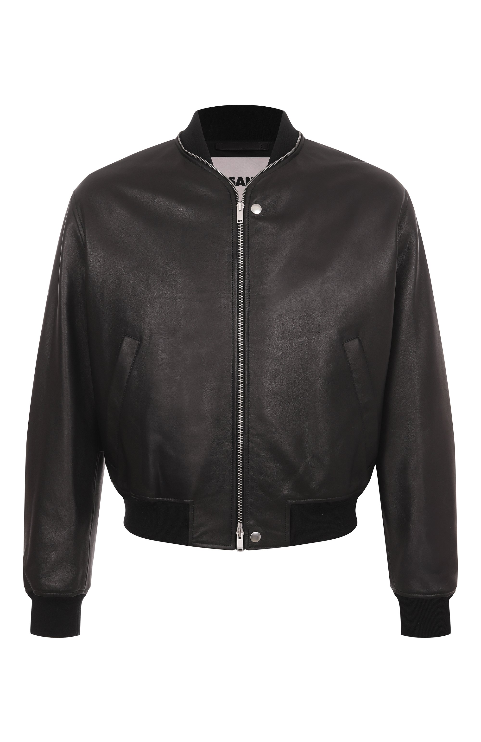 Кожаный бомбер JIL SANDER, арт. J23BN0012-J07173, фото 1