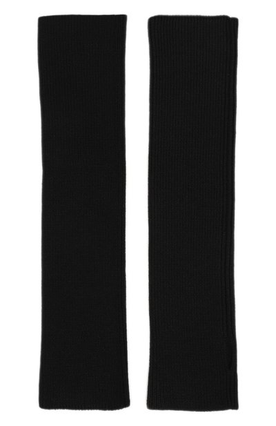 Шерстяные митенки HALFBOY черного цвета по цене 28850 руб., арт. HFW231WAGL062, фото 3 Шерстяные митенки HALFBOY, арт. HFW231WAGL062, фото 3