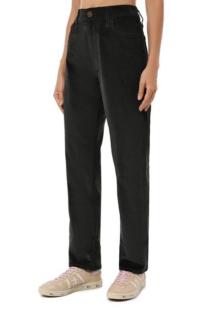 Вельветовые брюки JACOB COHEN темно-зеленого цвета по цене 41200 руб., арт. V Q 019 20 S 4214/T89, фото 3 Вельветовые брюки JACOB COHEN, арт. V Q 019 20 S 4214/T89, фото 3