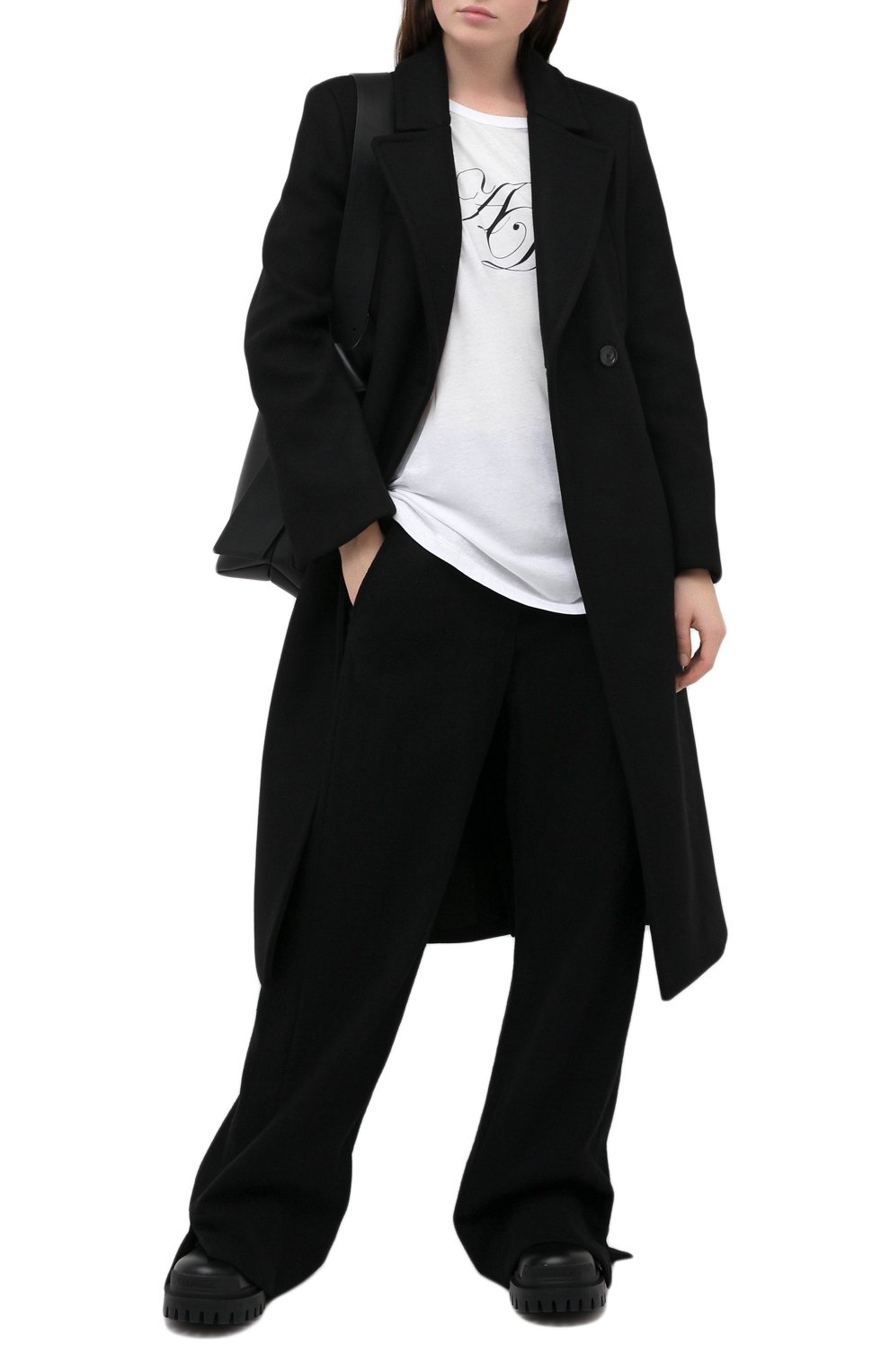 Хлопковая футболка ANN DEMEULEMEESTER, арт. 2002-3979-232-001, фото 2