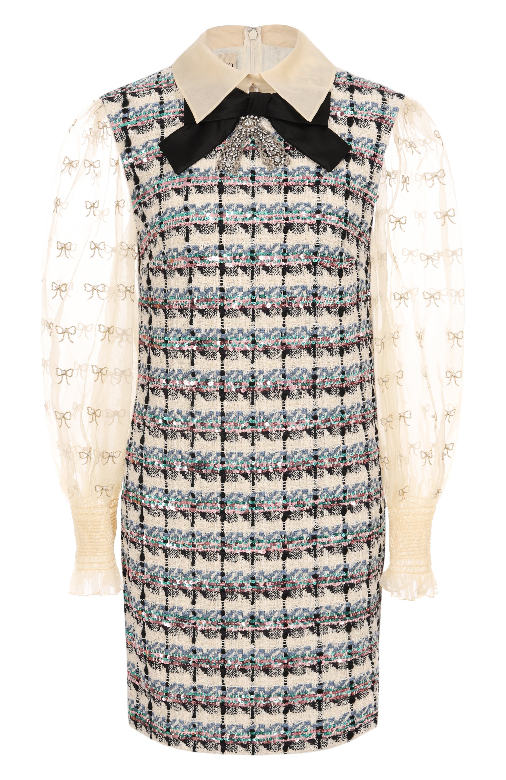 Твидовое платье VALENTINO, арт. 7B3VADR5/9E6, фо�то 1