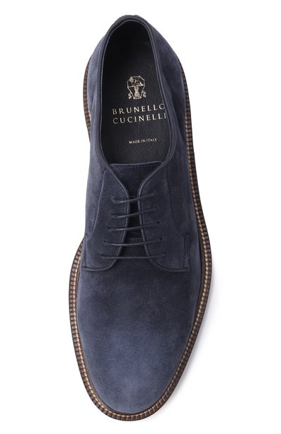 Замшевые дерби BRUNELLO CUCINELLI, арт. MZUPAIT654, фото 5