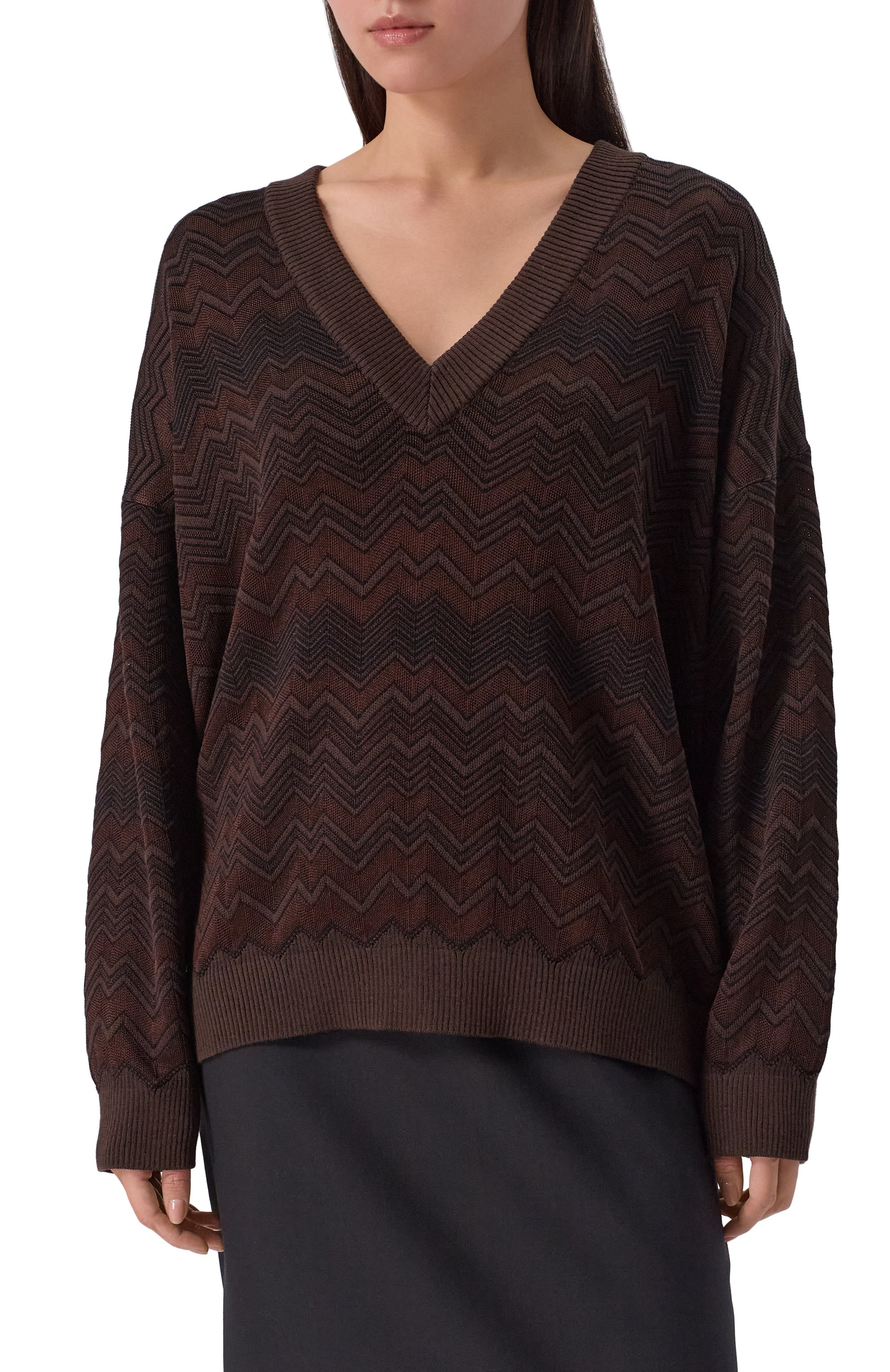 Пуловер из шерсти и вискозы MISSONI, арт. DS25WN14/BK01CP, фото 3