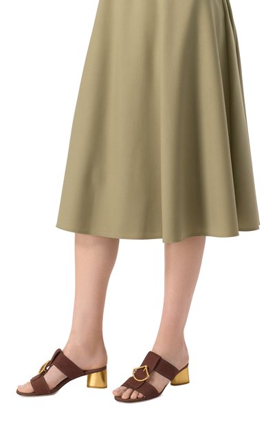 Замшевые мюли sea scale SERGIO ROSSI, арт. B11490/MMVM01, фото 3