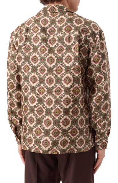 Шелковая рубашка DROLE DE MONSIEUR, арт. E-SH187-SE006-BG, фото 4