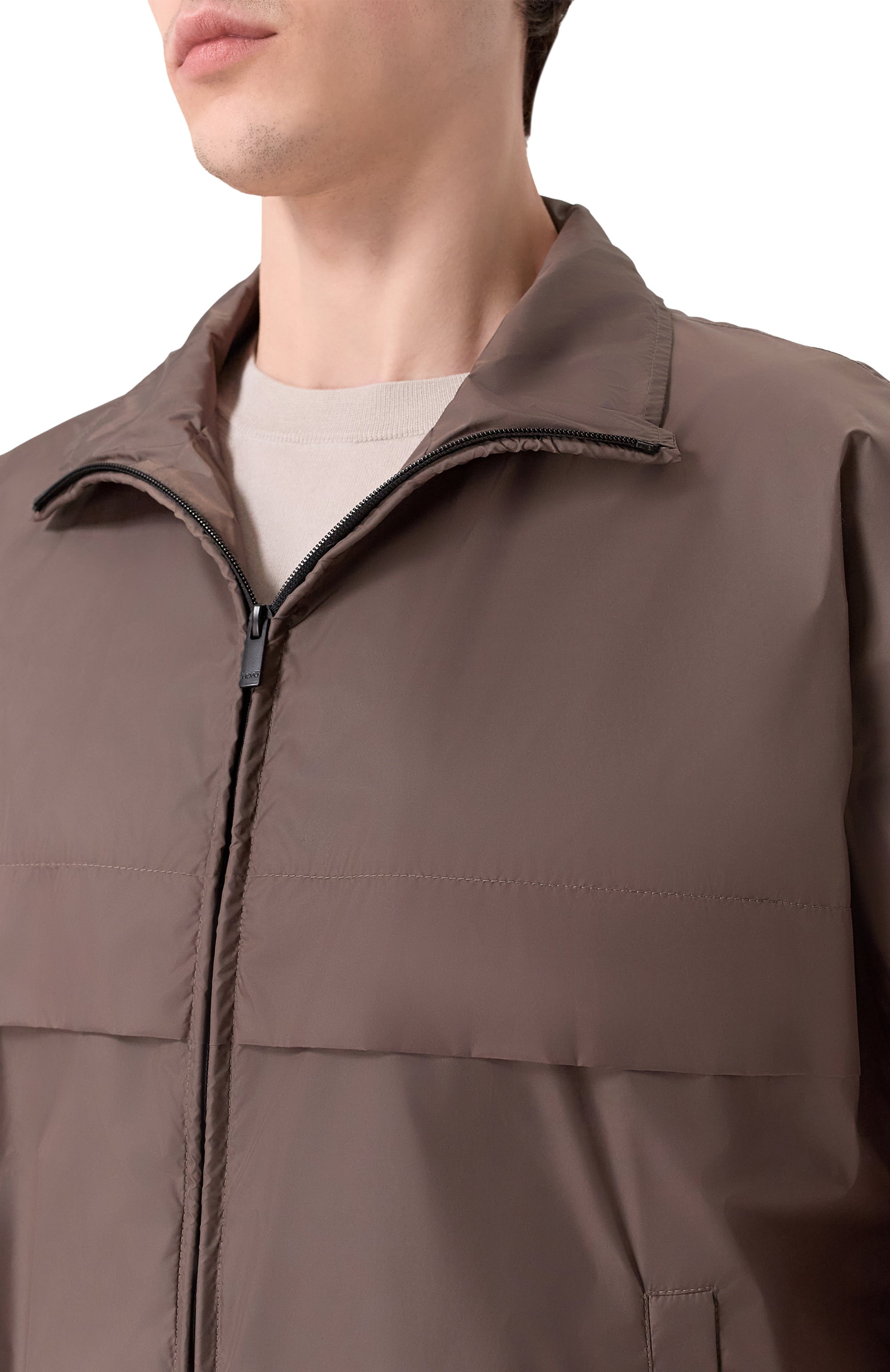 Куртка HEVO коричневого цвета по цене 66400 руб., арт. M0NTESANNACE 060/L708, фото 5 Куртка HEVO, арт. M0NTESANNACE 060/L708, фото 5