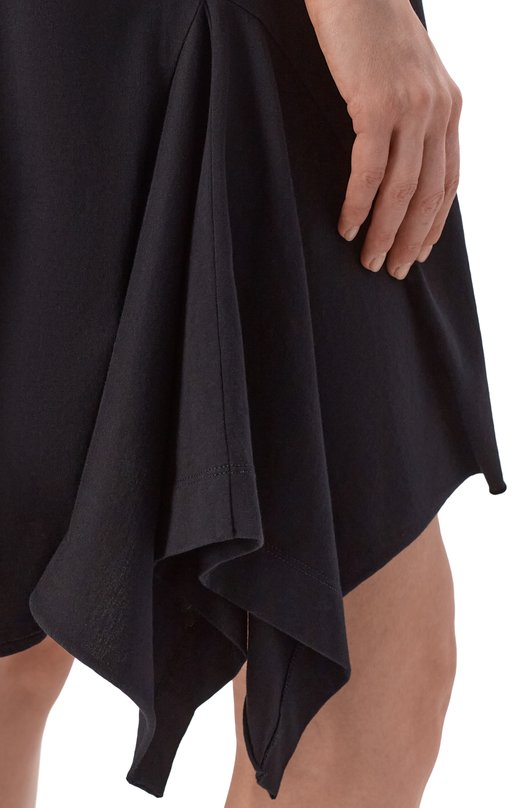 Хлопковое платье MM6 S52CT0795/M20170 Чёрный  S52CT0795/M20170 Фото 4